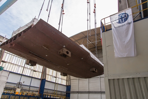 Image forNOBISKRUG celebrates the keel laying of an 80-meter superyacht